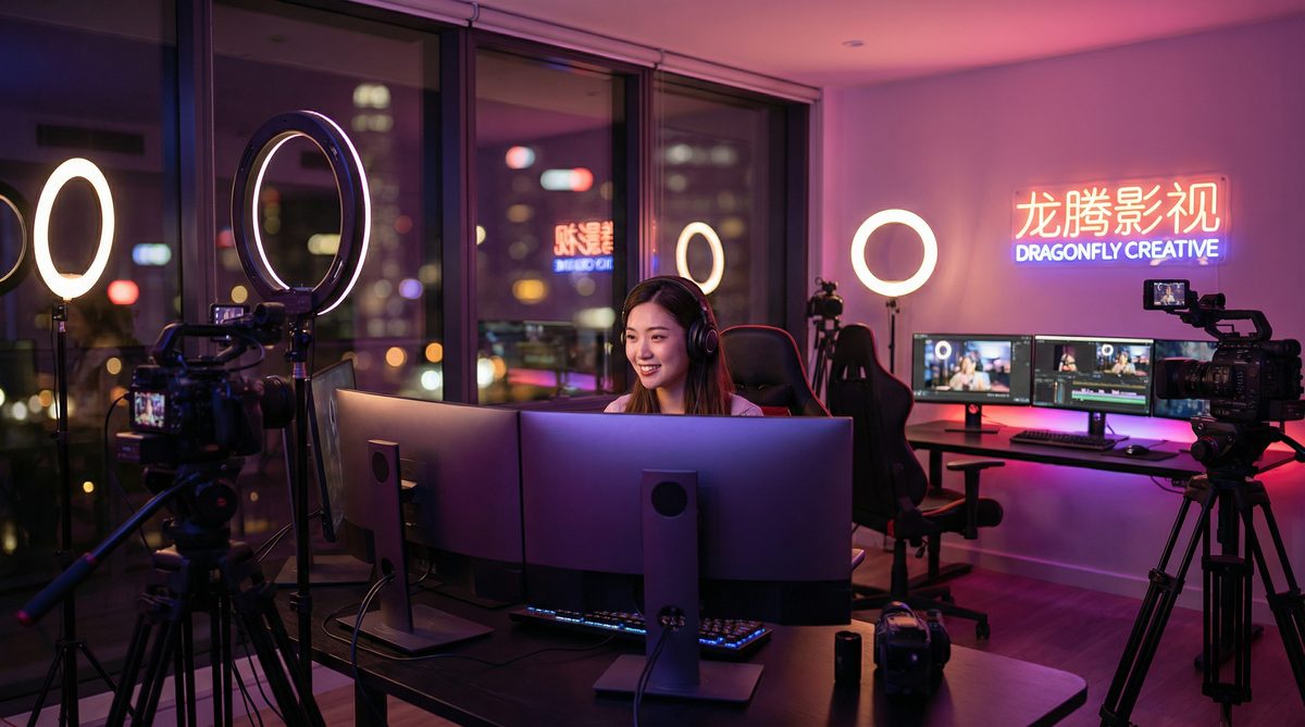 黄色仓库影视传媒视频制作现场