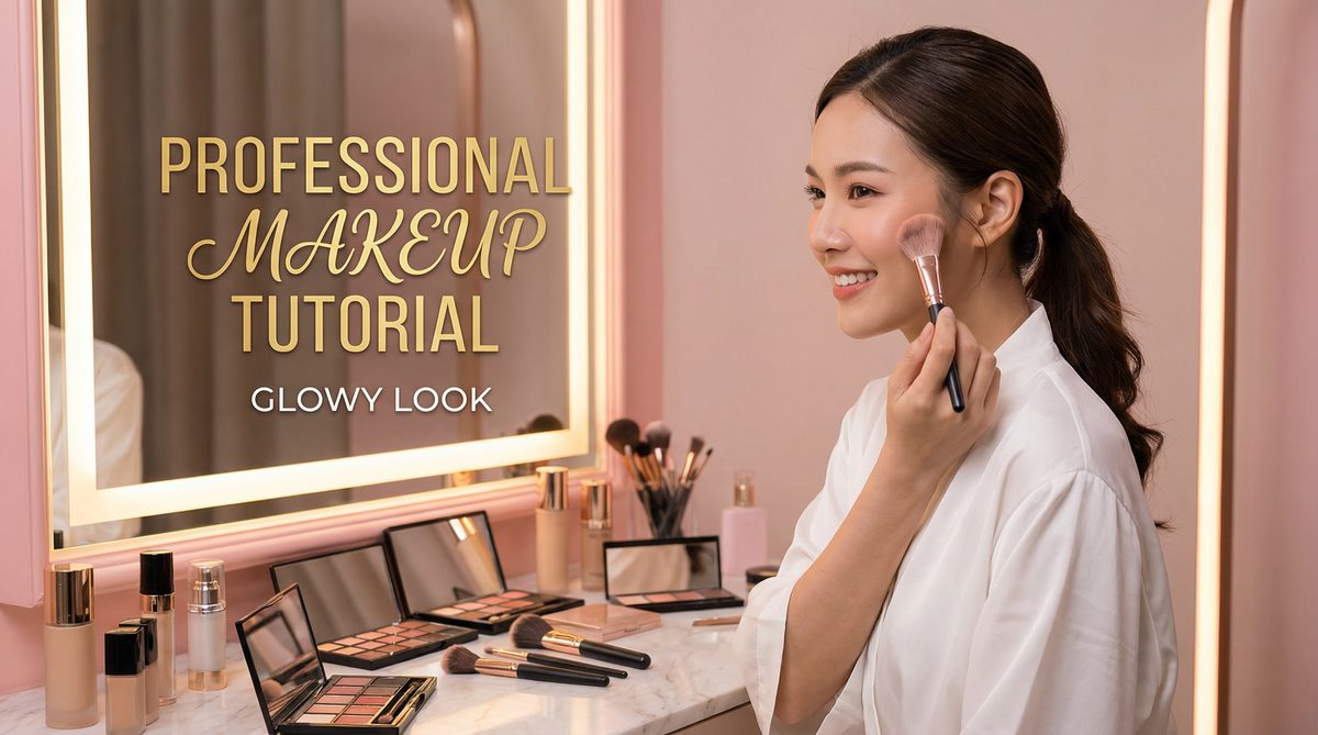 黄色仓库美妆视频教程